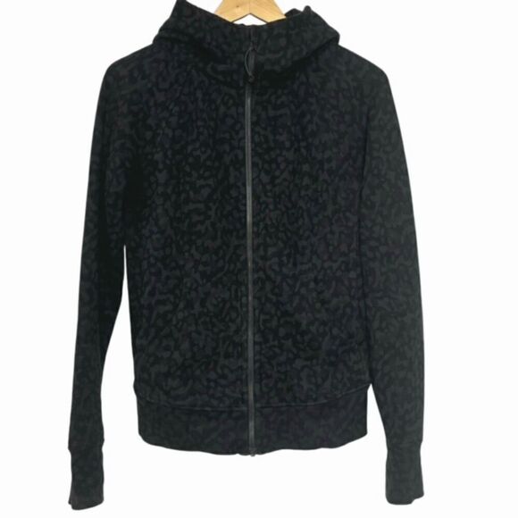 Lululemon Scuba Hoodie *Light Cotton Fleece *Formation Camo Deep Coal Multi - Picture 2 of 11